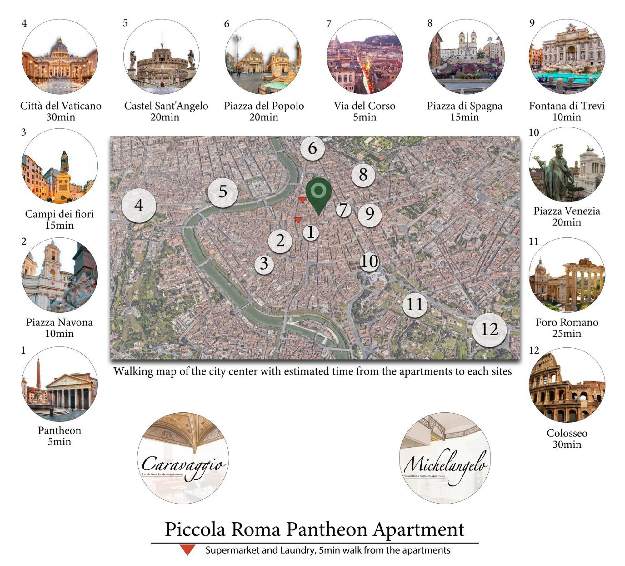 Pantheon Apartments - Piccola Roma Luaran gambar